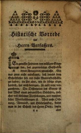 Geschichte derer Amazonen : mit Kupfern