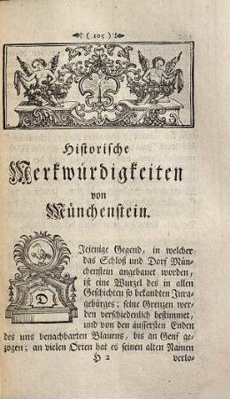 Versuch einer Beschreibung historischer und natürlicher Merkwürdigkeiten der Landschaft Basel, 2