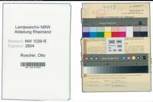 Entnazifizierung Otto Roscher , geb. 23.08.1909 (Vermessungstechniker)