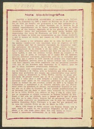 Nota bio-bibliográfica