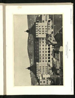 Bürgerschule II in Stuttgart. Außenansicht.