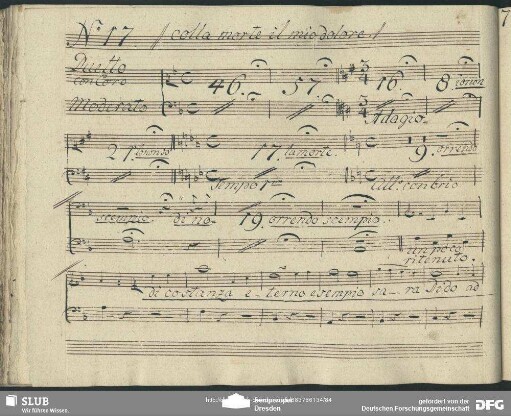 No. 17 Duetto con Coro: "Ti calma alfin regina"