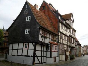 Quedlinburg: Fachwerkbauten Marktstraße