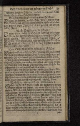 Nach Empfahung desselben.