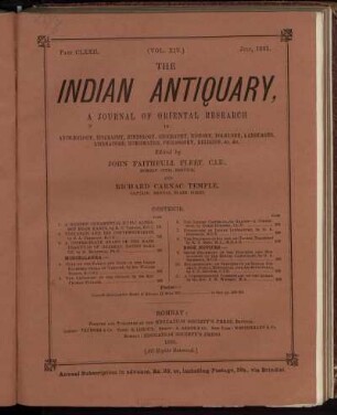 Part CLXXII... July 1885.