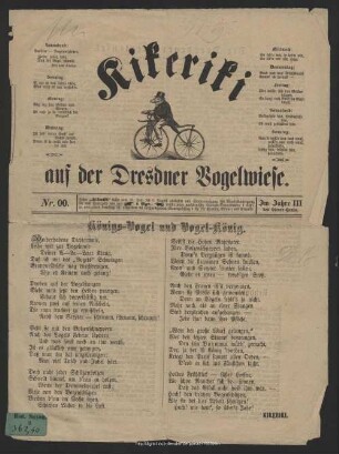 Kikeriki auf der Dresdner Vogelwiese