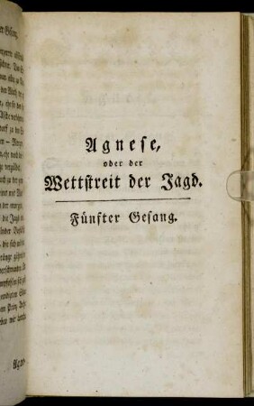 Fünfter Gesang.
