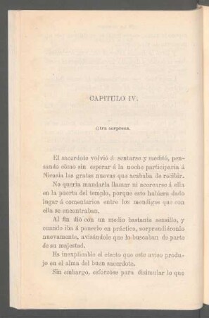 Capítulo IV. - Otra sorpresa.