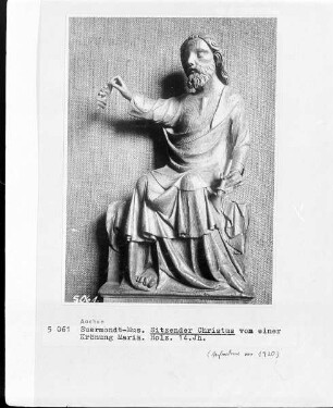 Marienkrönung — Thronender Christus