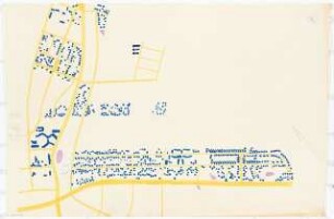Städtebauliche Planung im Teltowschen, Waltersdorfer Chaussee, Neudecker Weg, Narkauer Weg, Berlin-Rudow: Vorhandene Bebauung und Straßennetz 1.2000