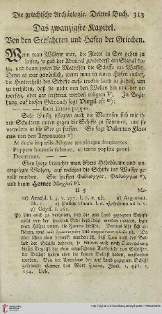 Das zwanzigste Capitel: Von den Seefahrten und Hafen der Griechen