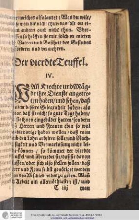 Der vierdte Teuffel