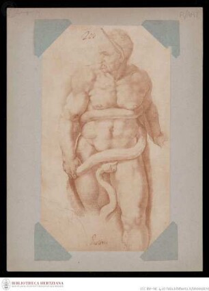 Minos (nach Michelangelos Darstellung aus dem Jüngsten Gericht)