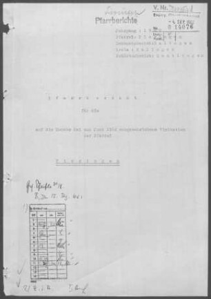 Tieringen-Oberdigisheim mit Diaspora: Pfarrbericht 1962