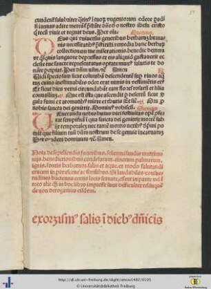 Exorcismus salis in diebus dominicis.