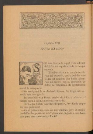 Capítulo XLII - ¿Quién ha sido?