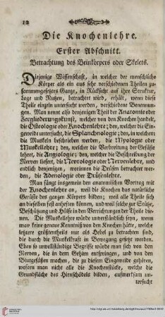 Die Knochenlehre