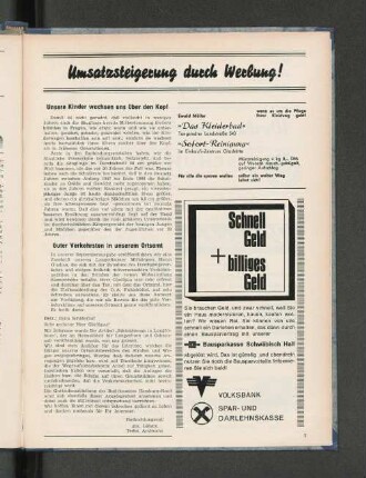 Guter Verkehrston in unserem Ortsamt