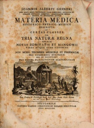 Materia medica