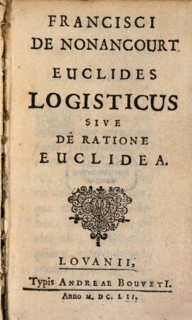 Euclides Logisticus