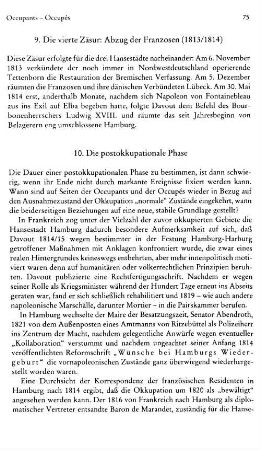 9. Die vierte Zäsur: Abzug der Franzosen (1813/1814)