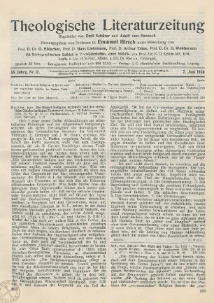 265-266 [Rezension] Hutten, Kurt, Die Bhakti-Religion in Indien und der christliche Glaube im Neuen Testament