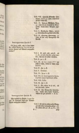 D2r-G1v, Interrogatorium speciale I - XXV