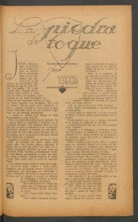 La piedra de toque : Ilustración de Mitchel