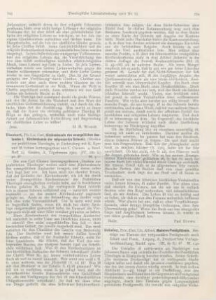 794-796 [Rezension] Uckeley, Alfred, Moderne Predigtideale