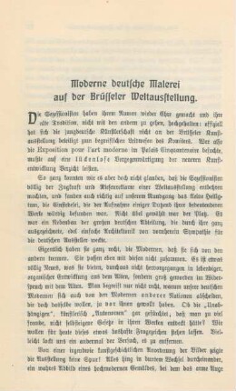 62-67 Moderne deutsche Malerei auf der Brüsseler Weltausstellung