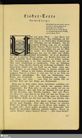 Lieder-Texte