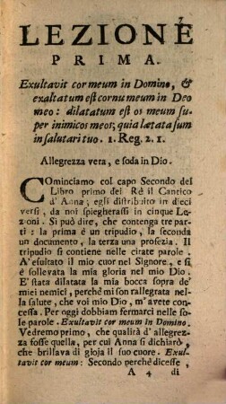 Lezioni Sacre, E Morali Sopra Il Libro Primo De'Re : Adattate ad ammaestrar ne' costumi ogni genere di persone, 2