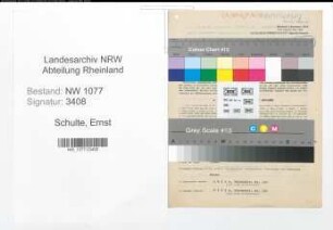 Entnazifizierung Ernst Schulte , geb. 22.09.1899 (Polizist)