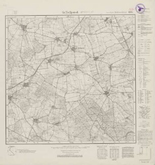 3631 (alte Nr.: 1961) Gr. Twülpstedt, Meßtischblatt (4cm - Karte)