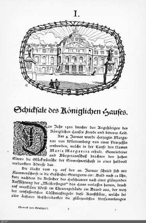 Schicksale des Königlichen Hauses