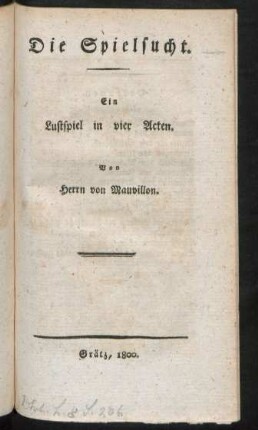 Die Spielsucht