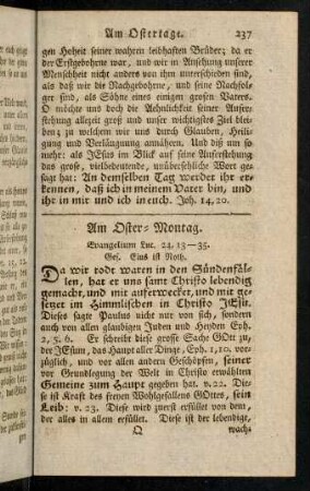 237-248, Am Oster-Montag.