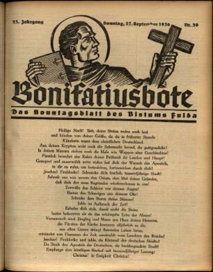 Ausgabe vom Sonntag, den 27. September 1936.
