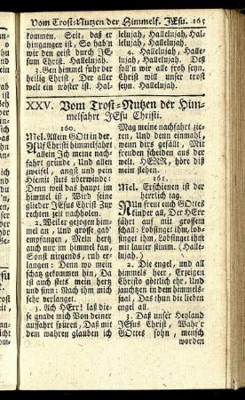 XXV. Vom Trost-Nutzen der Himmelfahrt Jesu Christi. - XXX. Von dem ordentlichen Mittel der Beruffung.