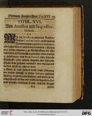 Titul. XVI.