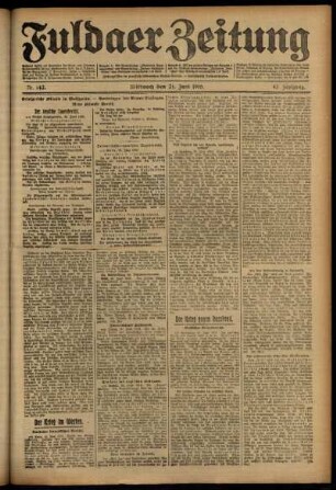 Ausgabe vom Mittwoch, den 21. Juni 1916.