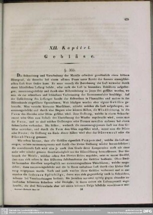 XII. Kapitel. Gebläse