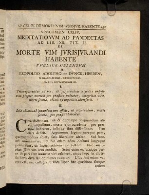31-51, Sp. 144. De Morte vim jurisjurandi habente