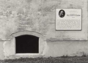 Gedenktafel für Jakob Heinrich Graf Flemming