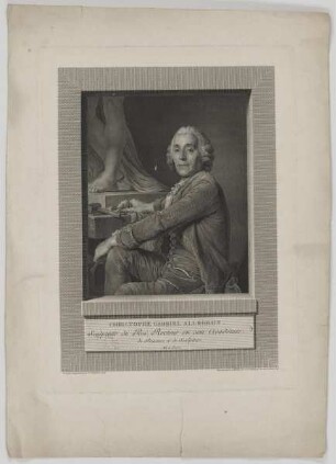 Bildnis des Christophe Gabriel Allegrain
