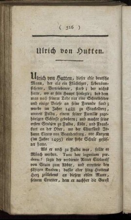 Ulrich von Hutten.