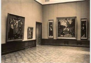 Aufstellung der Gemäldegalerie im Kaiser-Friedrich-Museum, Raum 34, Florentinische Gemälde des 15. Jhd.
