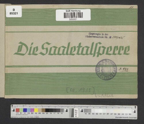 Die Saaletalsperre am Kleinen Bleiloch