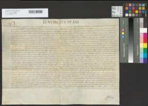 Papst Benedikt XIII. bewilligt dem Erzbischof Clemens August von Köln auf 5 Jahre das Indult, 10 Kanoniker zu den Regierungsgeschäften der Erzdiözese heranzuziehen.