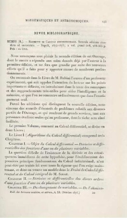 Mathématiques et Astronomiques.